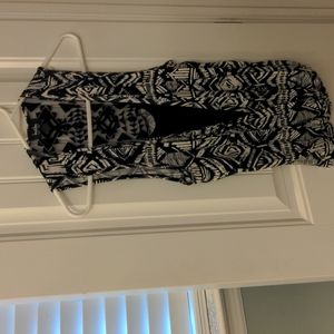 Women's black tank top